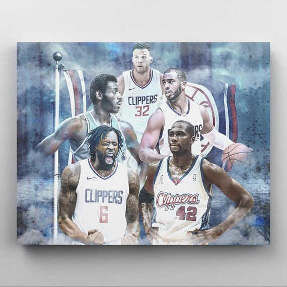 Canvas Prints Los Angeles Clippers NBA Basketball Players 