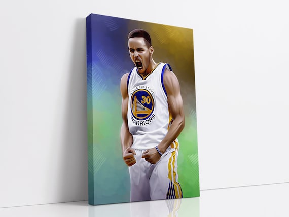 Golden State Warriors Poster Home Decor Stephen Curry Wall Art Hanging  Picture Print Bedroom Decorative Painting Top Posters for Basketball Fans
