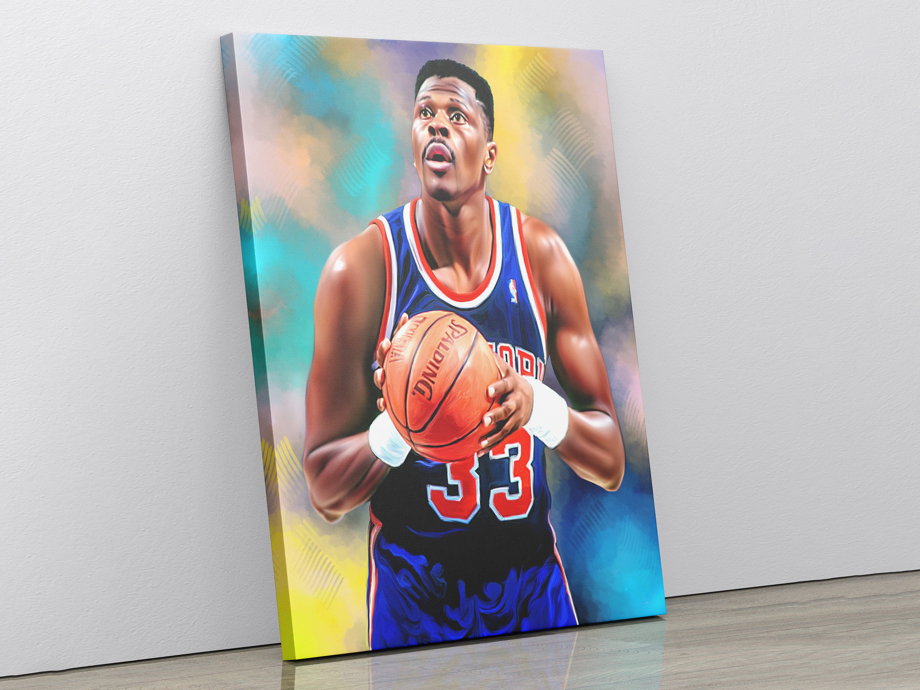 Patrick Ewing New York Knicks Poster