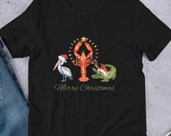 Louisiana Cajun Christmas T-Shirt , Louisiana Christmas , Cajun Christmas