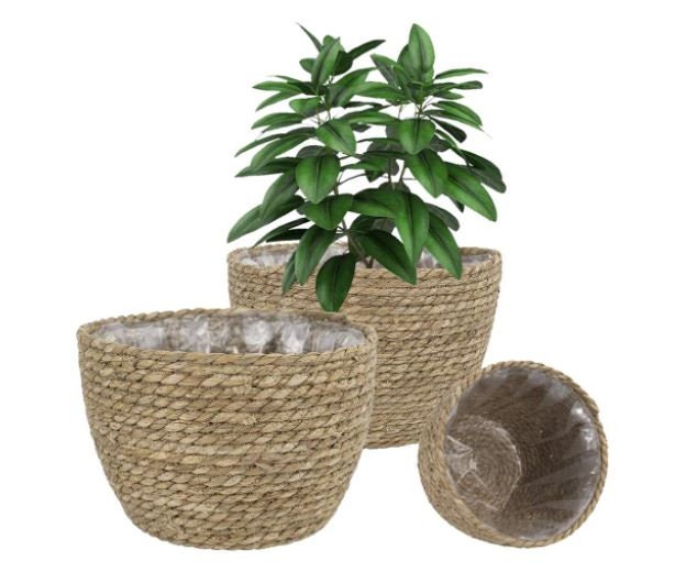 Plant Basket Woven Plants Pots Indoor Basket Planter with Etsy