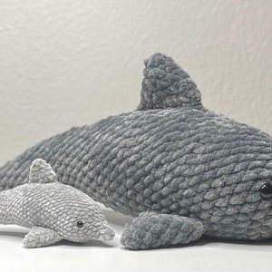 Crocheted Dolphin Plushie