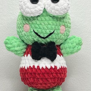 Crocheted Frog Plushie