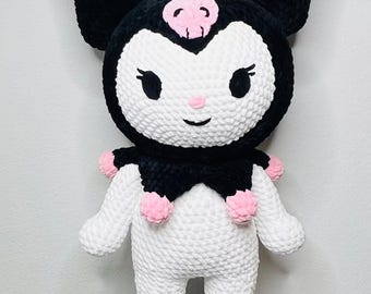 Crocheted Mischievous Rabbit Plushie