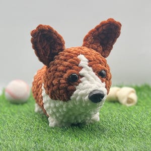 Crocheted Corgi Plushie