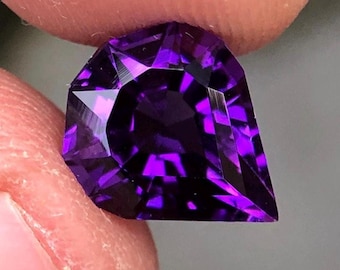 Kite Cut Amethyst: 3.30 Carat February Birthstone