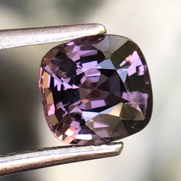 Natural Purple Mauve Spinel, 6 MM Spinel Cushion, August Birthstone, 1 Carat Spinel, Spinel Cuushion Cut, Burmese Spinel For jewellery.