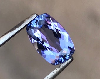 Natural Tanzanite, 8 MM Tanzanite Elongated Cushion, 1.15 Carat Tanzanite, December Birthstone, Gemstone For Jewellery, Tanzanite, Loose Gem