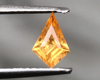 Fanta Spessartine garnet Kite Cut 7mm 0.40Ct Natural January birthstone For Jewelry