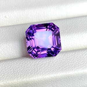 Asscher on sale cut amethyst