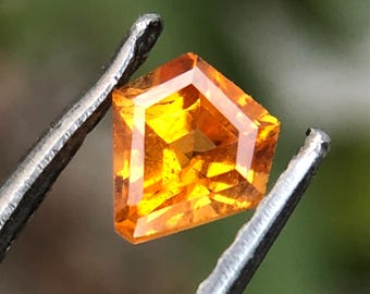Fanta Spessartine Garnet Shield 4.5mm 0.50Ct Natural January birthstone For Jewelry