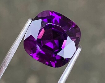 Natural Top Quality African Amethyst, 9 MM Amethyst Cushion, 3.60 Carat,Old mine cut Amethyst, Amethyst For jewellery, February birthstone