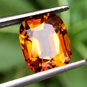 Fanta Citrine Gemstone: 2.40 Carat Elongated Cushion Cut