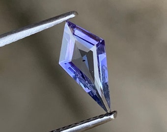 Natural Tanzanite, 12 MM Kite Shape Tanzanite, 1.00 Carat, December Birthstone, Tanzanite For jewellery,Tanzanite Fancy Cut, Kite Shape Gem.