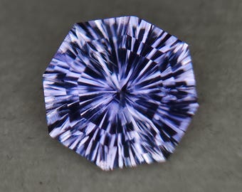Blue Iolite Sunburst Cut Fancy Cushion 9mm 2.40Ct September Birthstone For Jewelry.