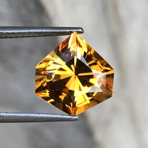 Natural Citrine, 11 MM Citrine Fancy Shape, 4.15 Carat, Citrine Fancy Cut, Citrine For Jewellery, November Birthstone, Citrine Gemstone.