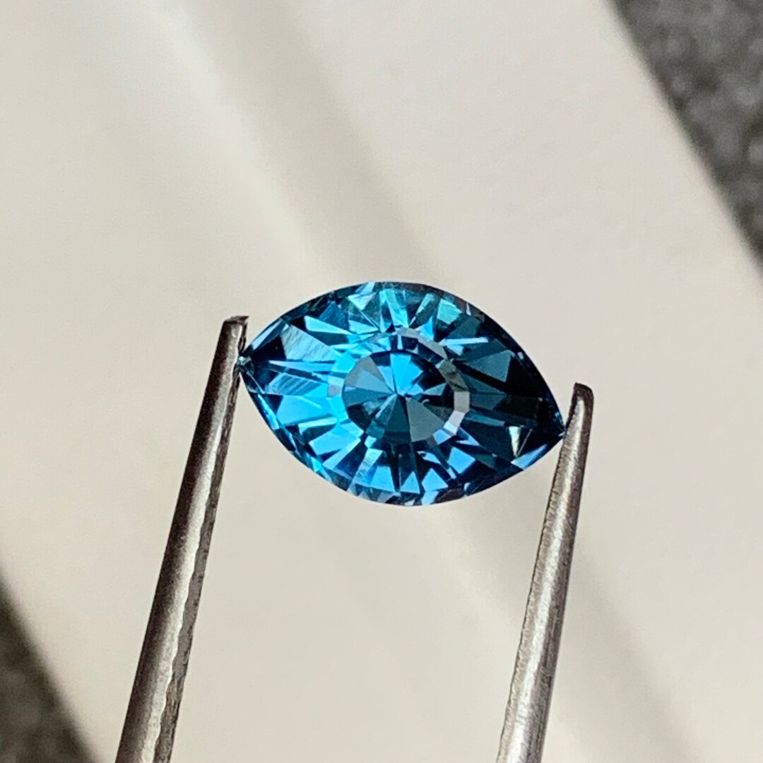 2.55 Carat London Blue Topaz Gemstone: AAA Eye Shape, December ...