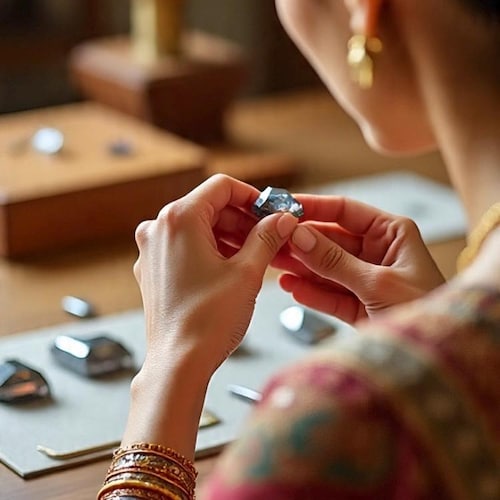 4.80カラットのアメジストロゼンジ宝石：AAAステップカット、未処理