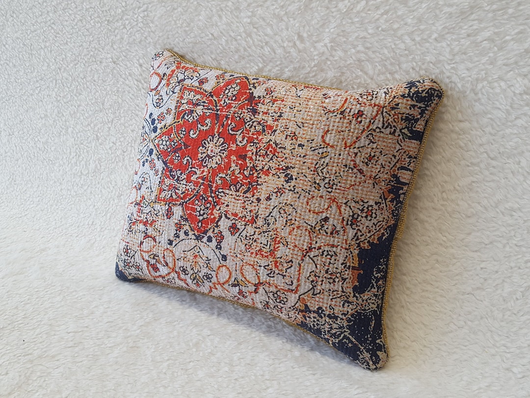 Armchair Pillow Vintage Kilim Pillow Throw Kilim Pillows Etsy