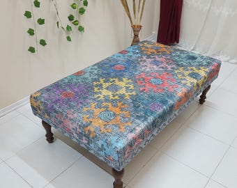 Meubles modernes , Ottoman turc , Table basse longue , Table basse rubis , Ottoman moderne , Table basse faite main