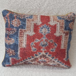 Large Kilim Pillow , Kilim Pillow Cover , Handmade Pillow , Decorative Pillow , Contemporary Pillows , Boho Kilim Lumbar , Bed Kilim Pillow