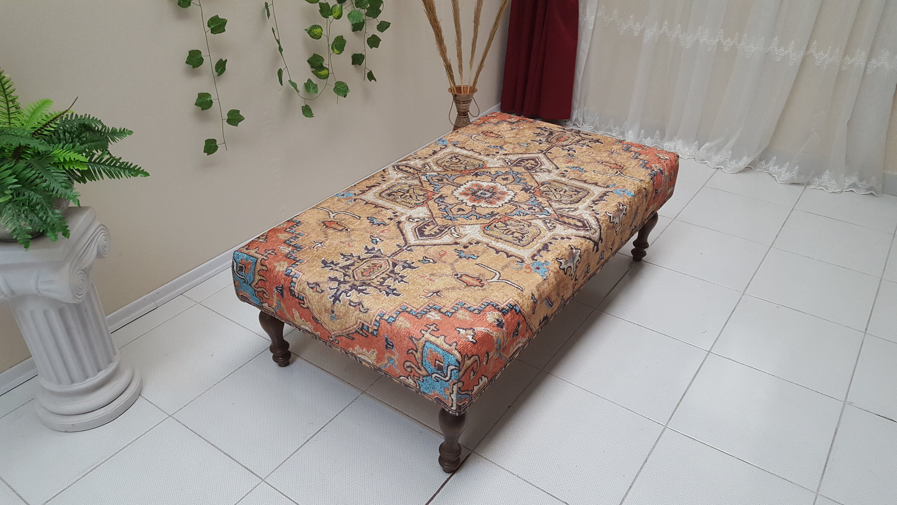 Oversize Round Bean Bag Chair, XXXL Floor Pillow Seating, Giant Pouf  Ottoman, Large Knit Pouffe, New Home Gift 