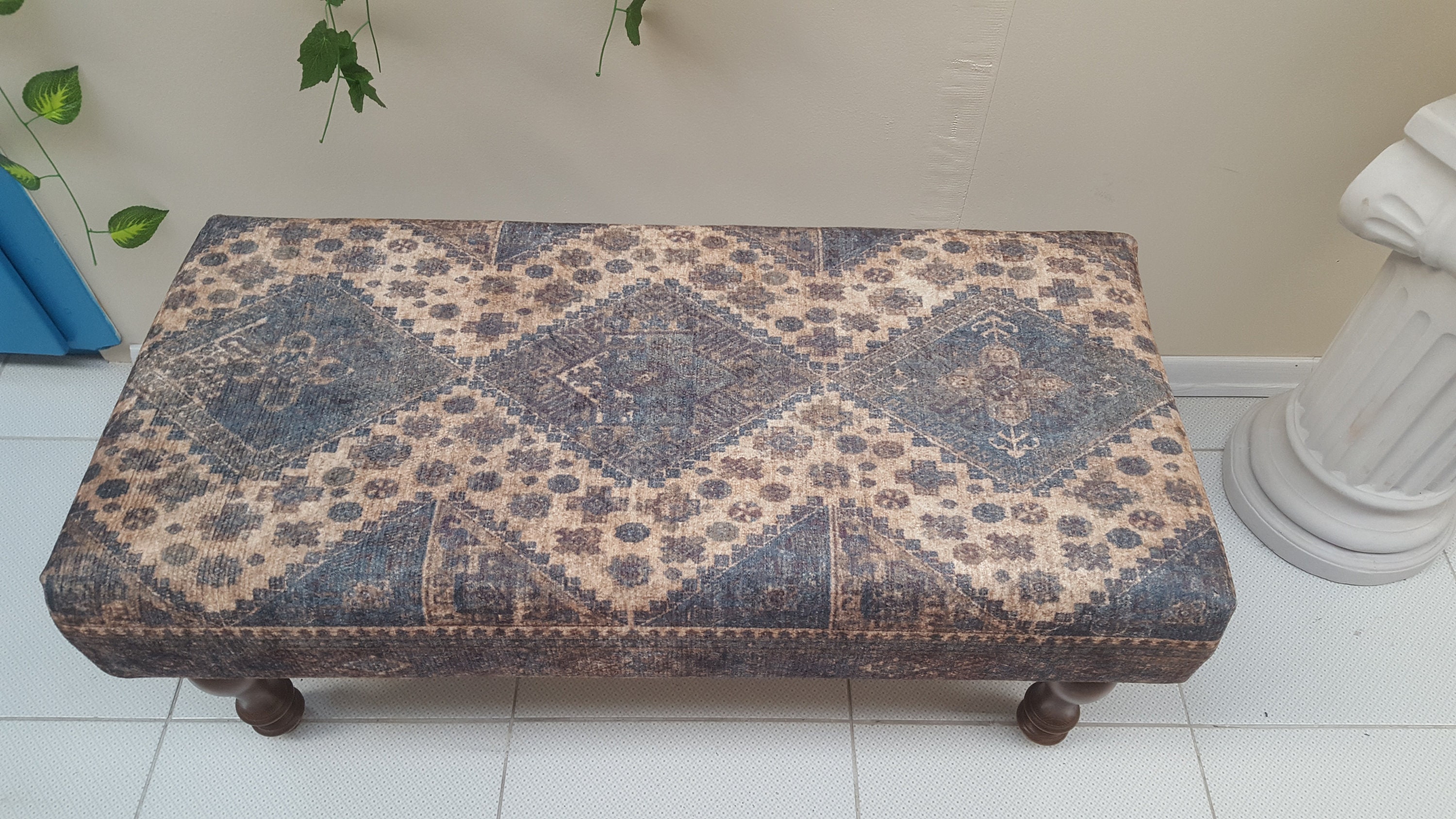 Turkish Ottoman , Vintage Ottoman Pouf , Ottoman Coffee Turkish Ottoman , Vintage Ottoman Pouf , Ottoman Coffee