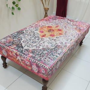 Vintage Coffee Table , Coffee Table Decor , Home Coffee Table , Long Bench Ottoman  , Ottoman Pouf Bench , Turkish Coffee Table