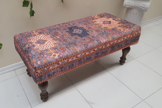 Vintage ottoman bench deals