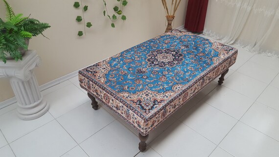 Farmhouse ottoman pouf deals
