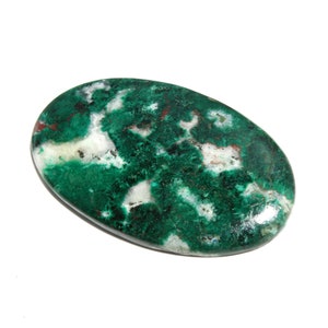Chrysocolla Wholesale Cabochon Gemstone For Jewelry Making |49X30 MM Oval Shape Flat back Loose Cabochon Malachite Stone For Wire Wrap Ring