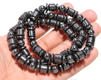 Hämatit Armband | Hämatit Schmuck | Edelstein Armband | Perlen Armband | Perlen Armband | Steinschmuck | Heilendes Armband | Geschenk für sie