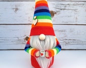 Nordic gnome - Scandinavain gnome - Tomte - rainbow gnome - summer gnome - home decoration - fun gift
