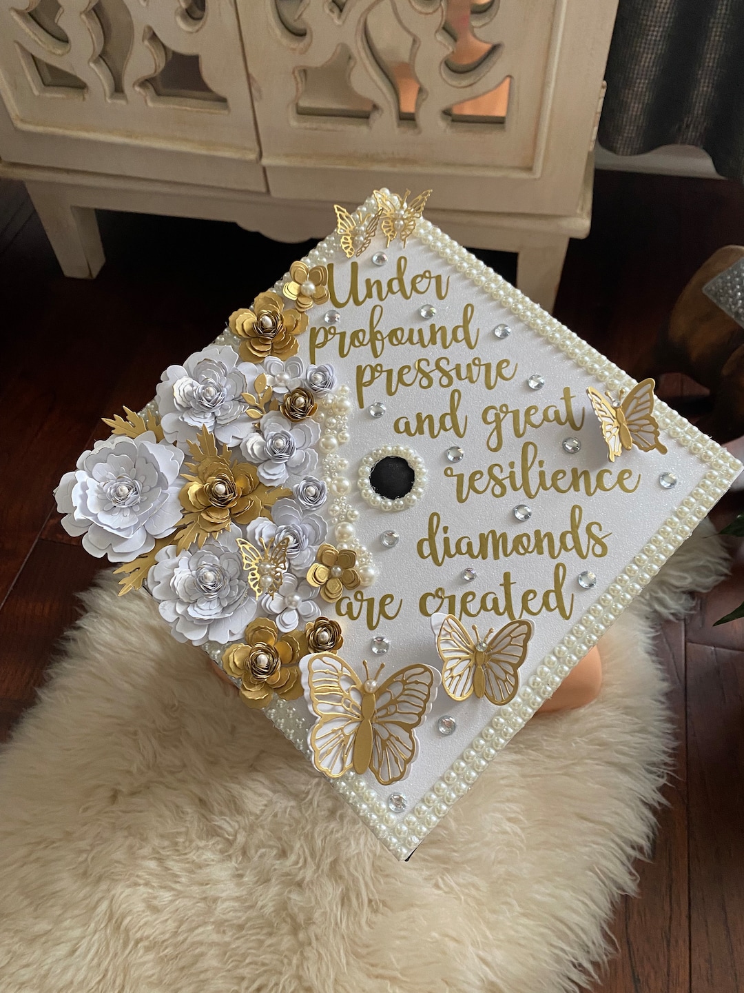 Custom graduation cap topper personalized grad cap senior class of