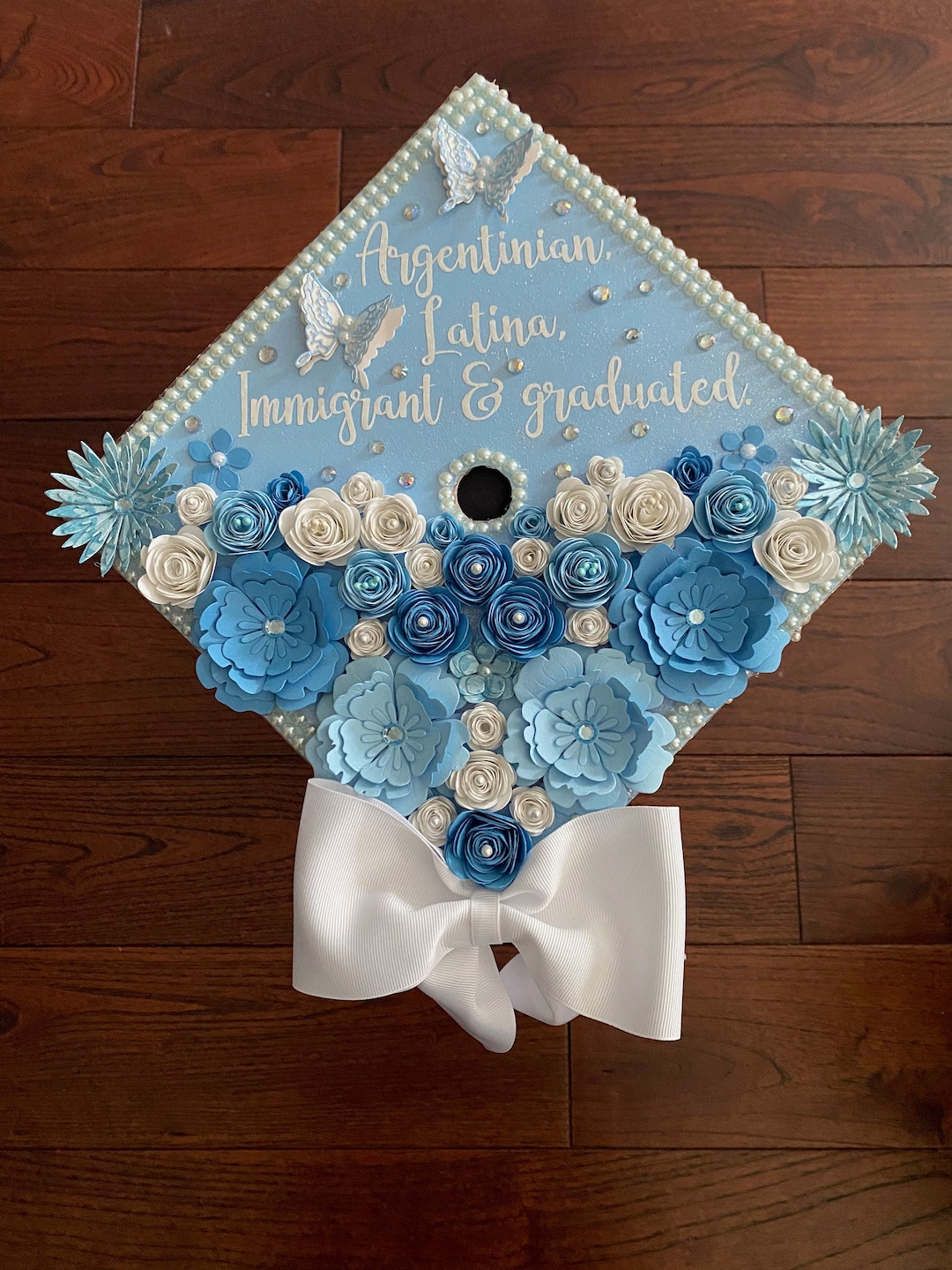 Buy Custom Graduation Cap Topper Personalized Grad Cap Senior Class of ...