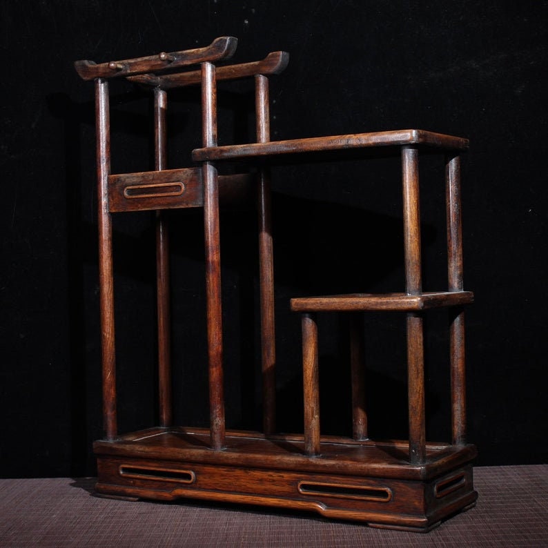 Chinas alte natürliche Rosenholz Bücherregale sind von Hand | Etsy