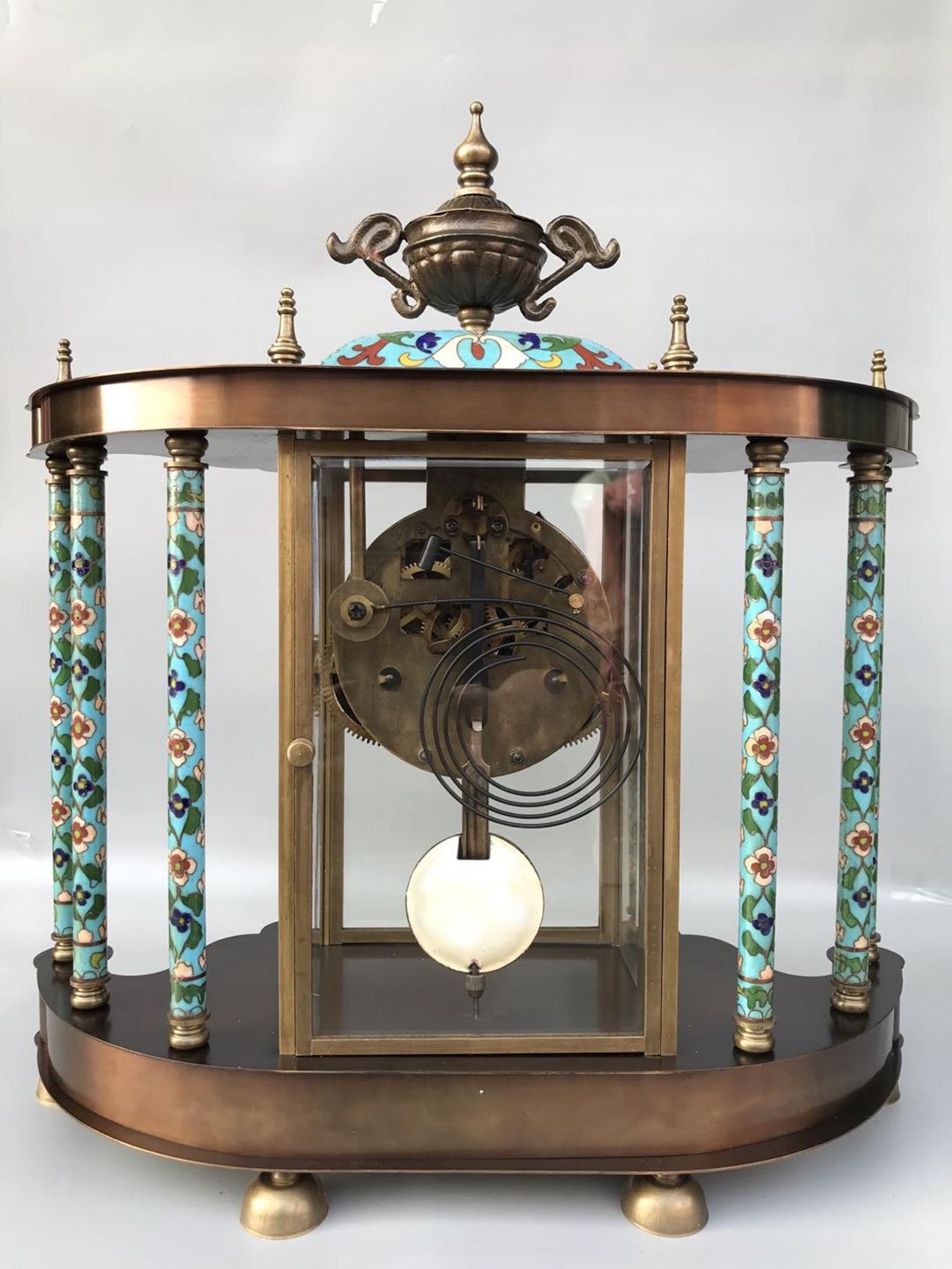 Collection of Chinese antique enamel mechanical ancient clocks Etsy