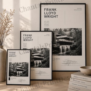 Frank Lloyd Wright Photo Frame - Etsy