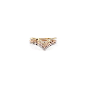 Diamond Gold Ring / 0.015 CT Diamond / Solid Gold White 14k / Diamond / Promise Ring / Gift For Her image 5