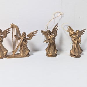 lot of 4 Vintage Angel Ornaments from 1960