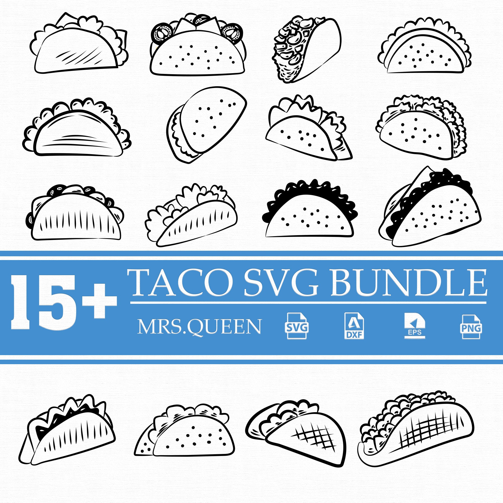 Taco bundle svg taco svg taco design taco pattern Mexican Etsy Taco bundle svg taco svg taco design taco pattern Mexican Etsy