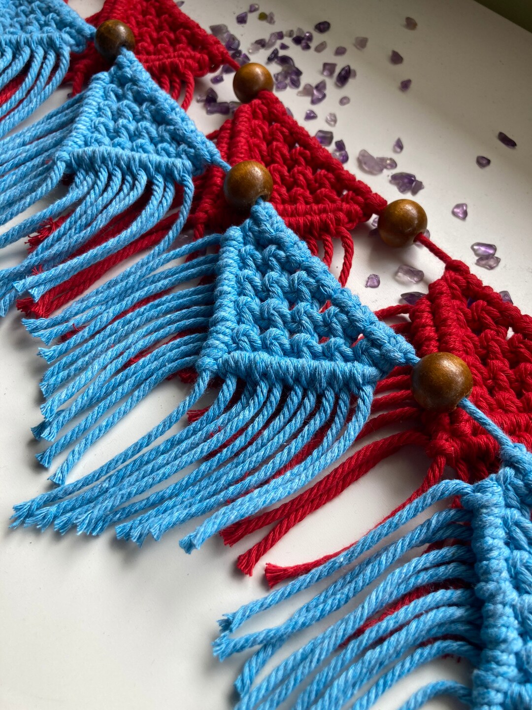 Boho Macrame Banners Etsy