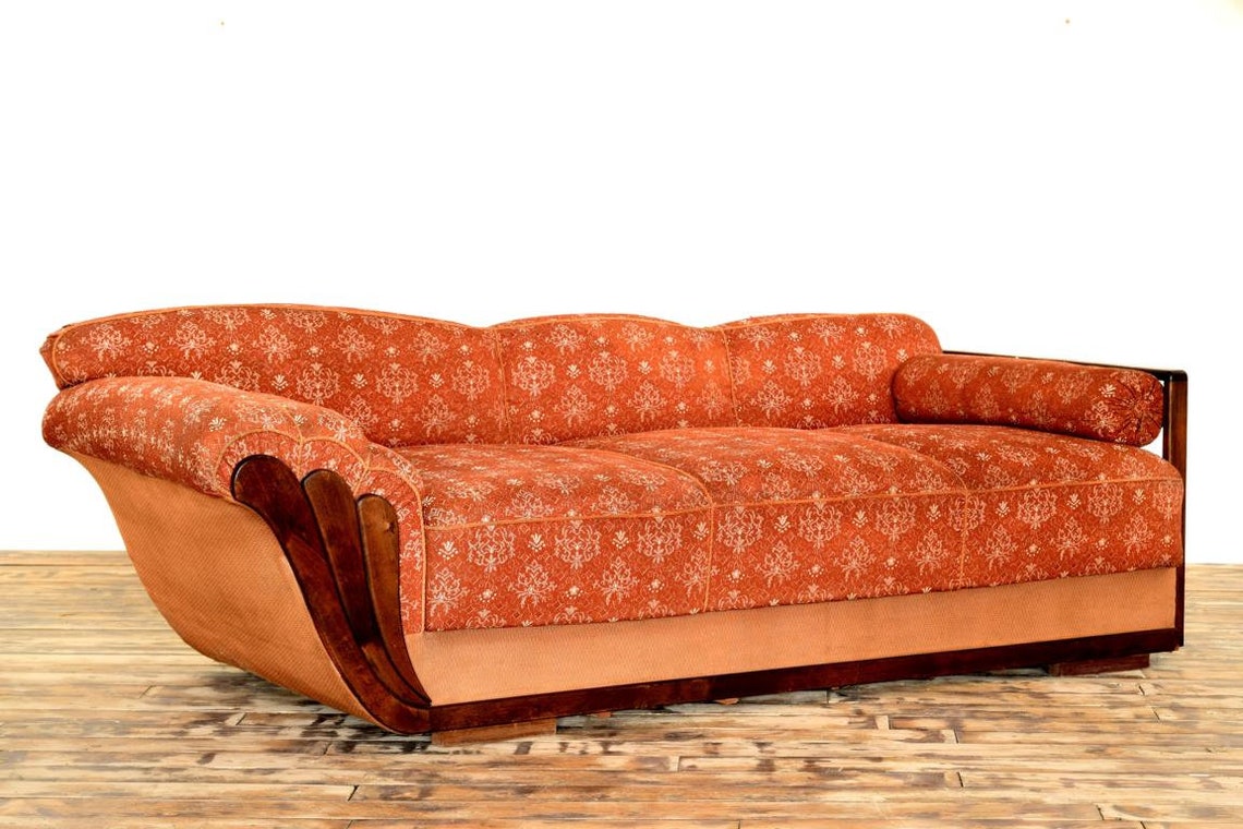 Couch Sofa 40er 50er Jahre Antik Alt Rockabilly Vintage Art Etsy