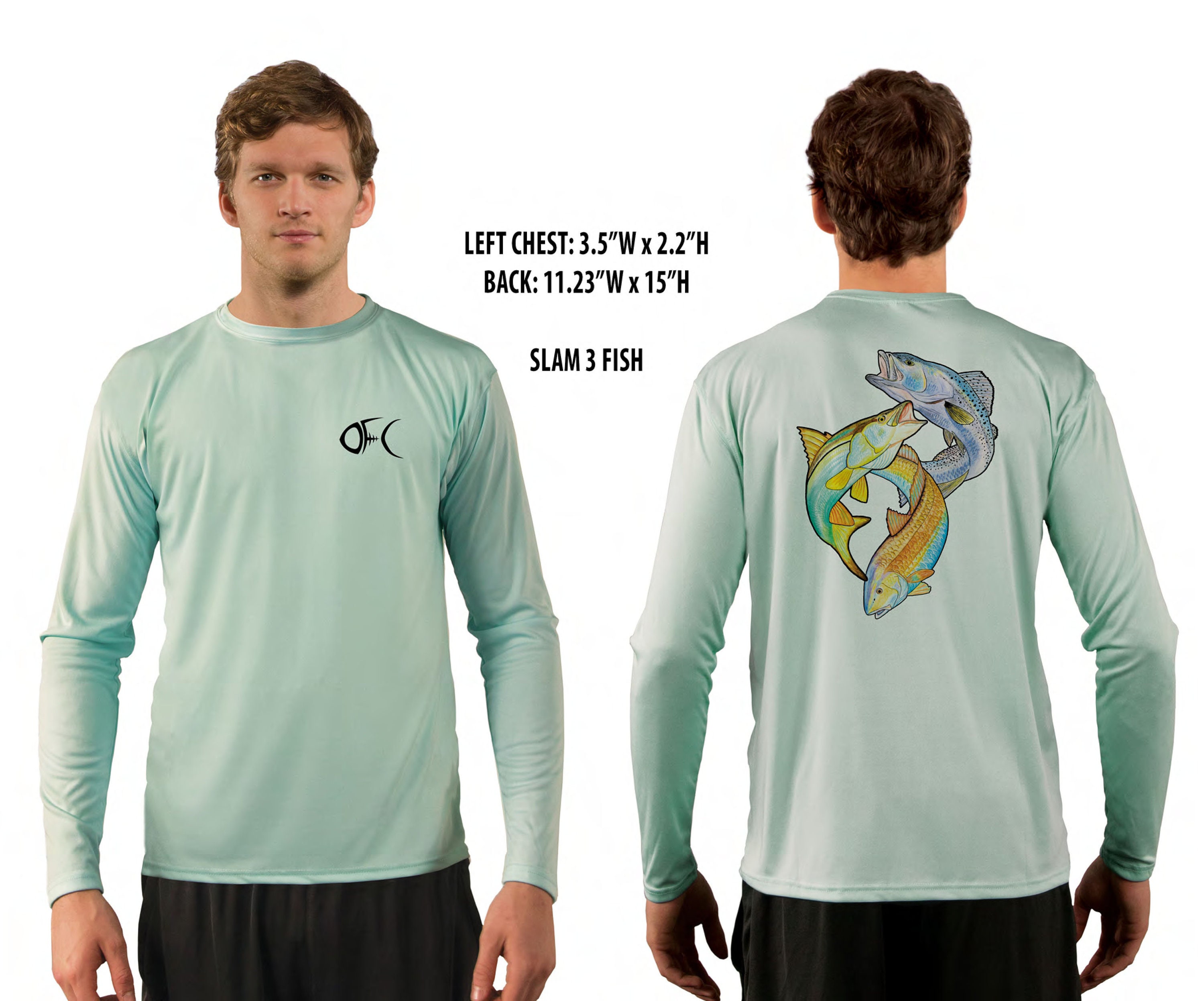 Mens Fishing performance shirt by OFC Apparel Etsy