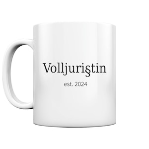 Law Mug - Fully Qualified Lawyer - Lawyer - Gift - Lawyer - Exam - Law Studies - Personalized - Year - Christmas