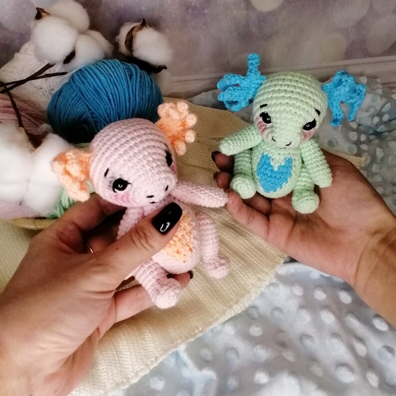 Amigurumi Axolotl Cute axolotl crochet pattern crochet | Etsy