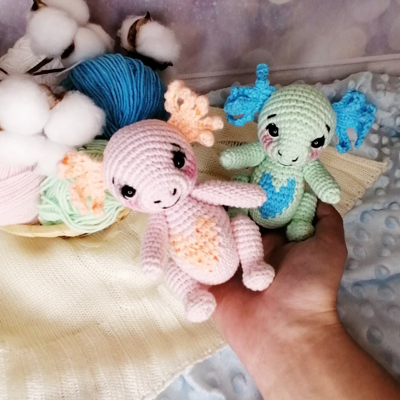 Amigurumi Axolotl Cute axolotl crochet pattern crochet | Etsy