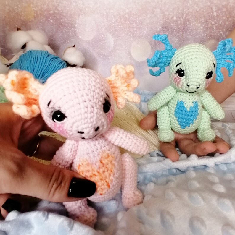 Amigurumi Axolotl Cute axolotl crochet pattern crochet | Etsy