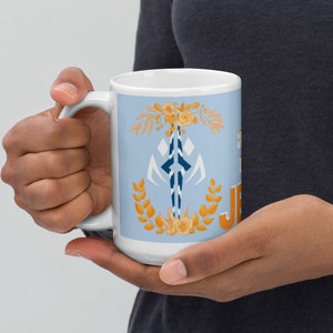 Fulcrum Ahsoka ik ben geen Jedi bloemen glanzende mok