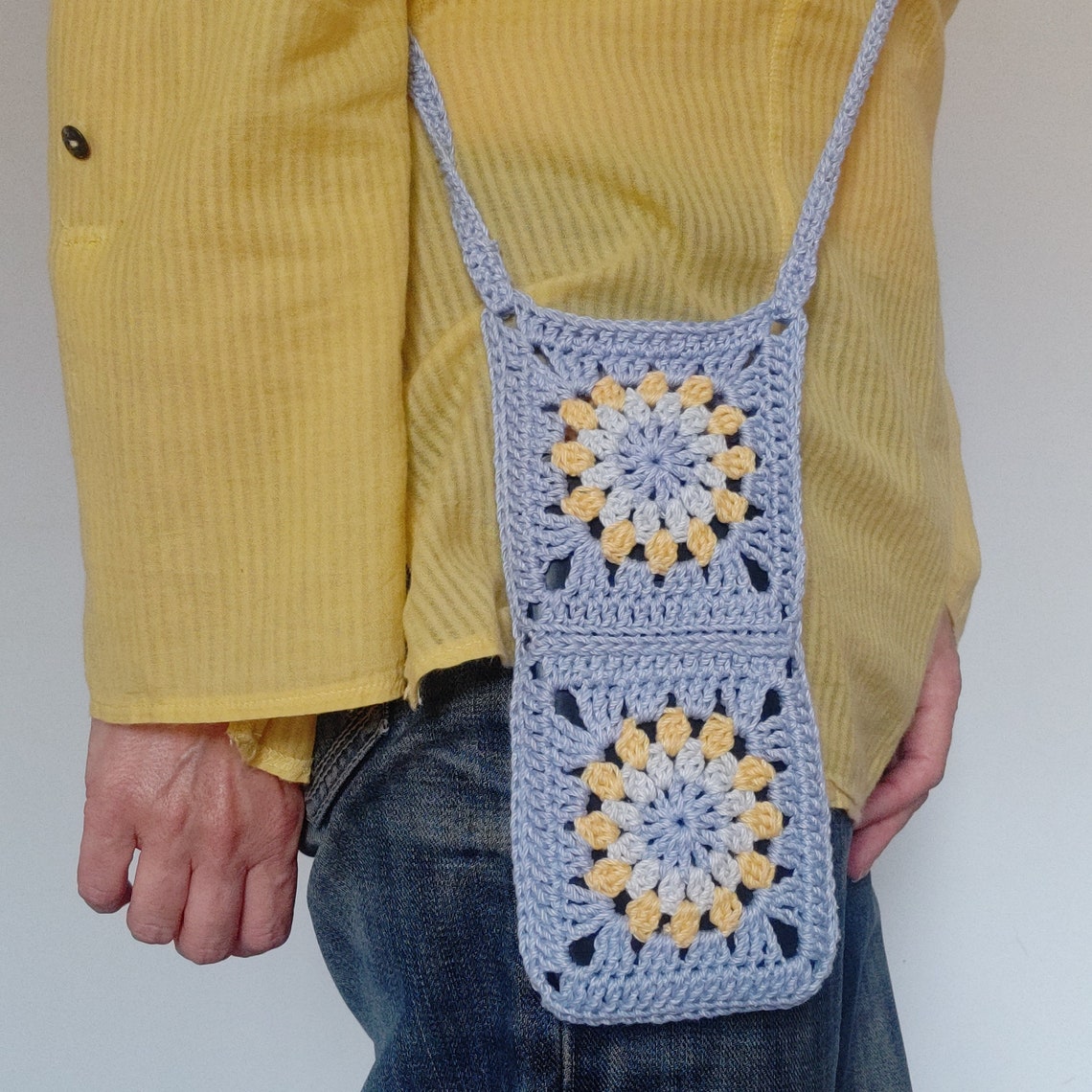 Crochet Pattern Cell Phone Purse Cell Phone Crossbody Bag Etsy